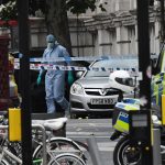 Incident outside the London Natural History Museum