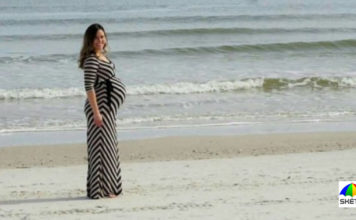 Vyras nufotografavo nėščią žmoną. Įsižiūrėjęs į nuotrauką, pamatė kažką nuostabaus