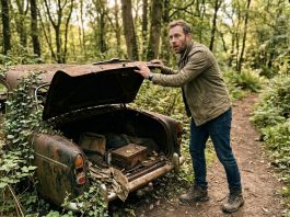 Aš miške radau apleistą automobilį. Kai atidariau bagažinę — netekau amo