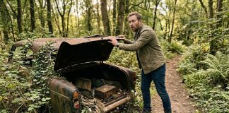 Aš miške radau apleistą automobilį. Kai atidariau bagažinę — netekau amo