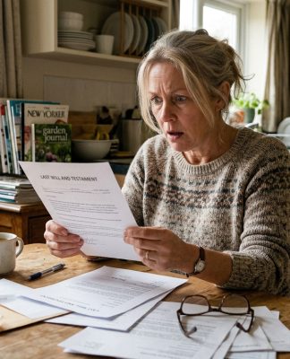 Mano vyras mirė ir paliko testamentą, apie kurį niekas nežinojo. Pusę mūsų buto paliko moteriai, kurios vardo niekada nebuvau girdėjusi.