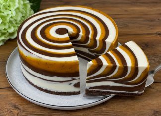 Tortas „Triguba zebra“, šios vasaros hitas! Be kepimo, o pjūvis tiesiog neįtikėtinas