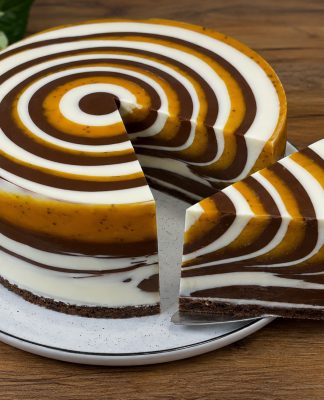 Tortas „Triguba zebra“, šios vasaros hitas! Be kepimo, o pjūvis tiesiog neįtikėtinas