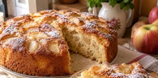 Švelni šarlotė su varške ir obuoliais: daug įdaro, minkšta tešla ir cinamono aromatas